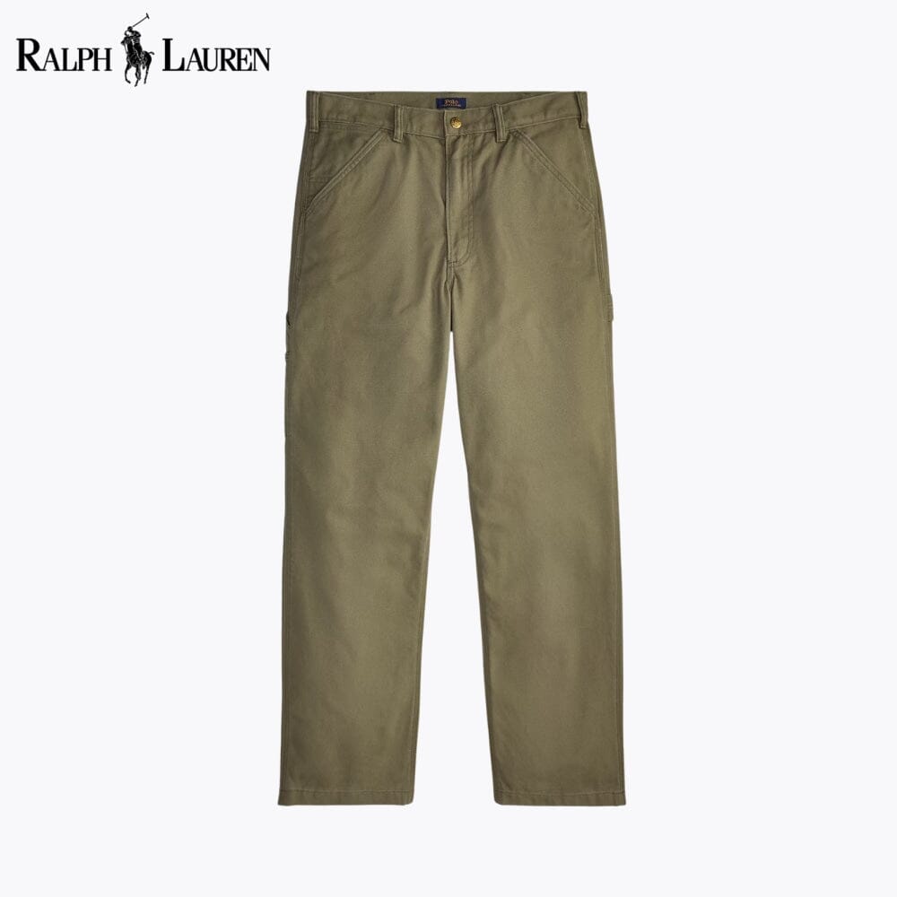 RL Polo Dungaree Canvas Carpenter Trouser RL Polo Dungaree Canvas Carpenter Trouser Slate Crown Autumn Sage 28 