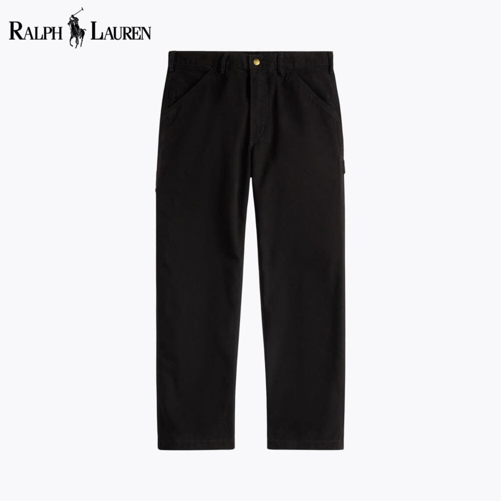RL Polo Dungaree Canvas Carpenter Trouser RL Polo Dungaree Canvas Carpenter Trouser Slate Crown Black 28 