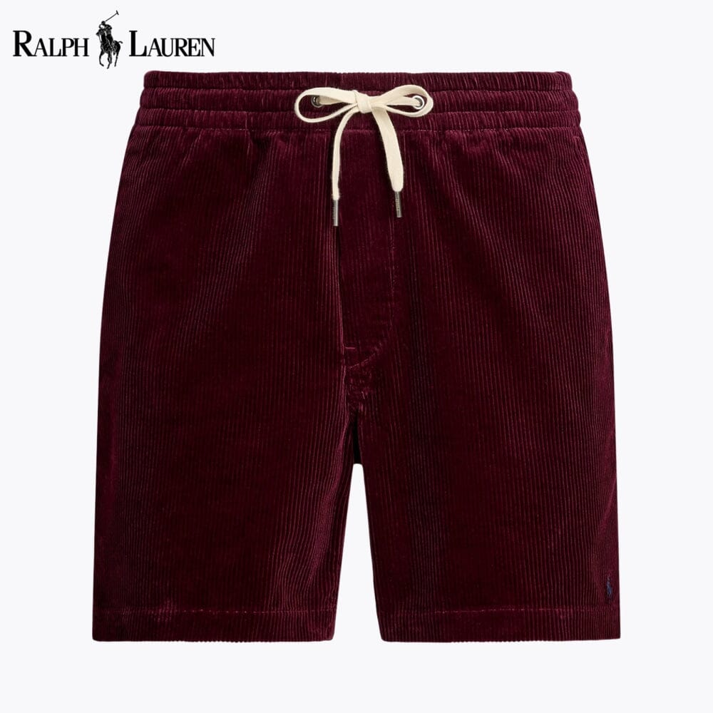 RL Polo Prepster Corduroy Short Polo Prepster Corduroy Short Slate Crown Ruby 28 