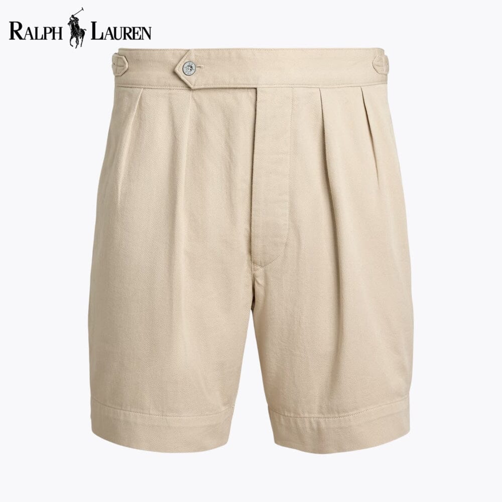 RL Relaxed Fit Pleated Twill Short RL Relaxed Fit Pleated Twill Short Slate Crown Khaki 28 