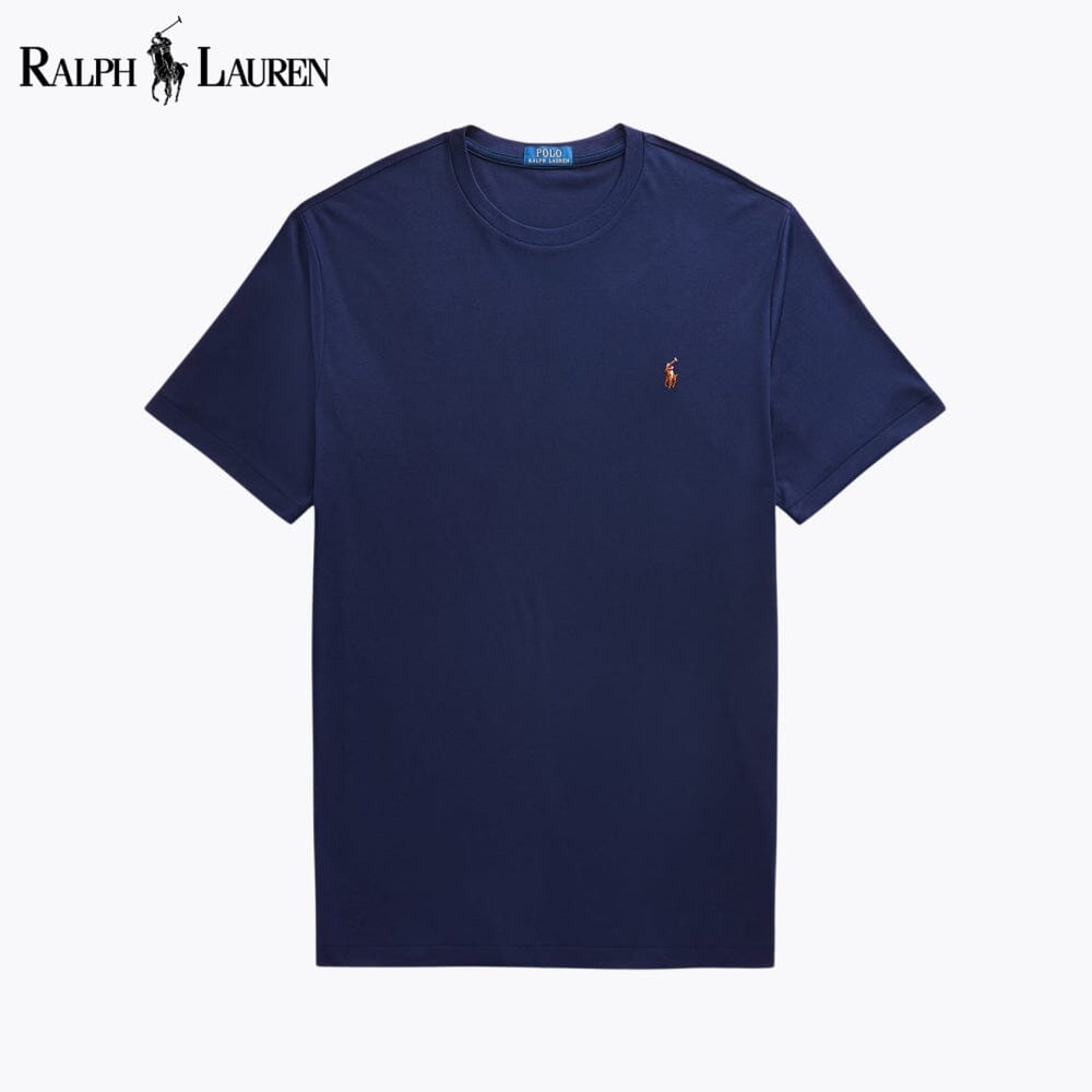 RL Soft Cotton Crewneck T-Shirt RL Soft Cotton Crewneck T-Shirt Slate Crown Blue Navy S 