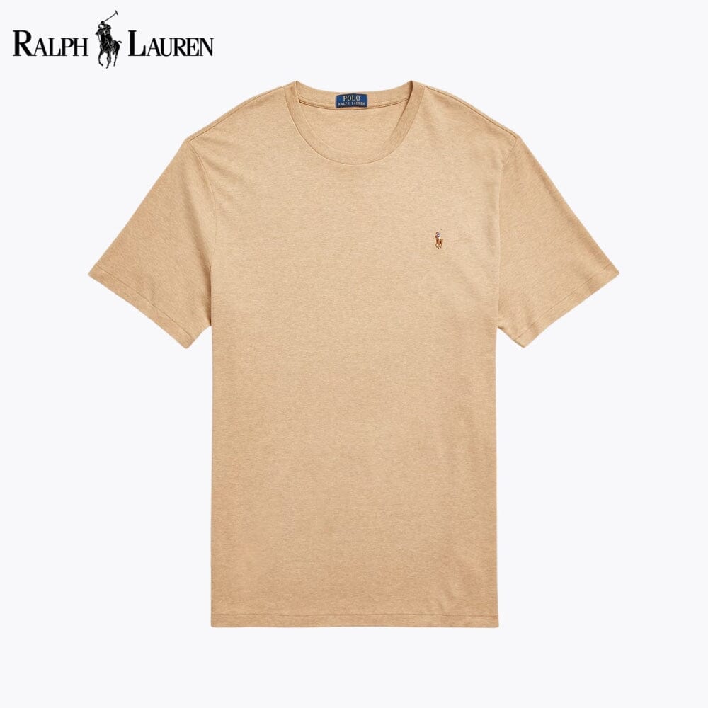 RL Soft Cotton Crewneck T-Shirt RL Soft Cotton Crewneck T-Shirt Slate Crown Camel S 