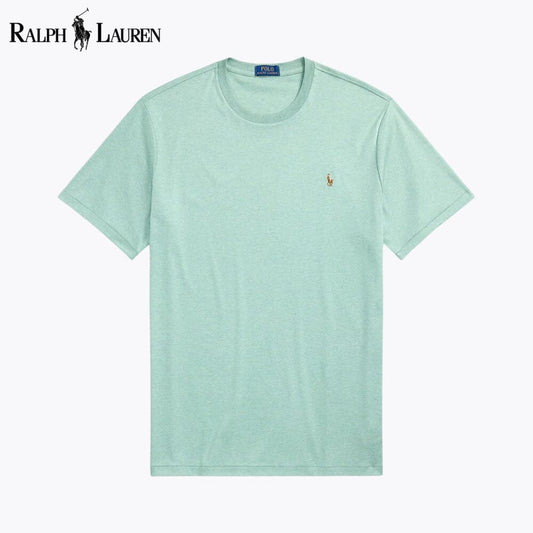 RL Soft Cotton Crewneck T-Shirt RL Soft Cotton Crewneck T-Shirt Slate Crown Green S 