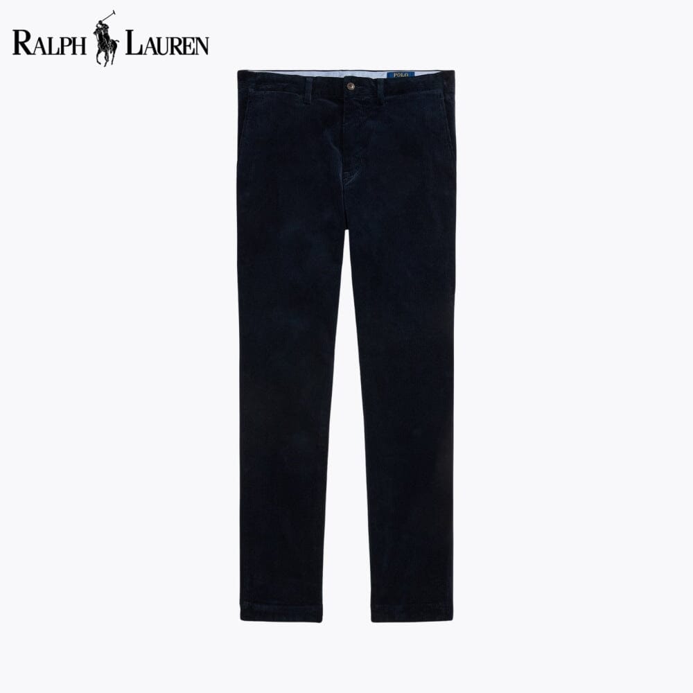 RL Straight Fit Stretch Corduroy Pant RL Straight Fit Stretch Corduroy Pant Slate Crown Blue Navy 28 