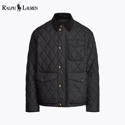 RL The Beaton Quilted Jacket RL The Beaton Quilted Jacket Slate Crown Black S 