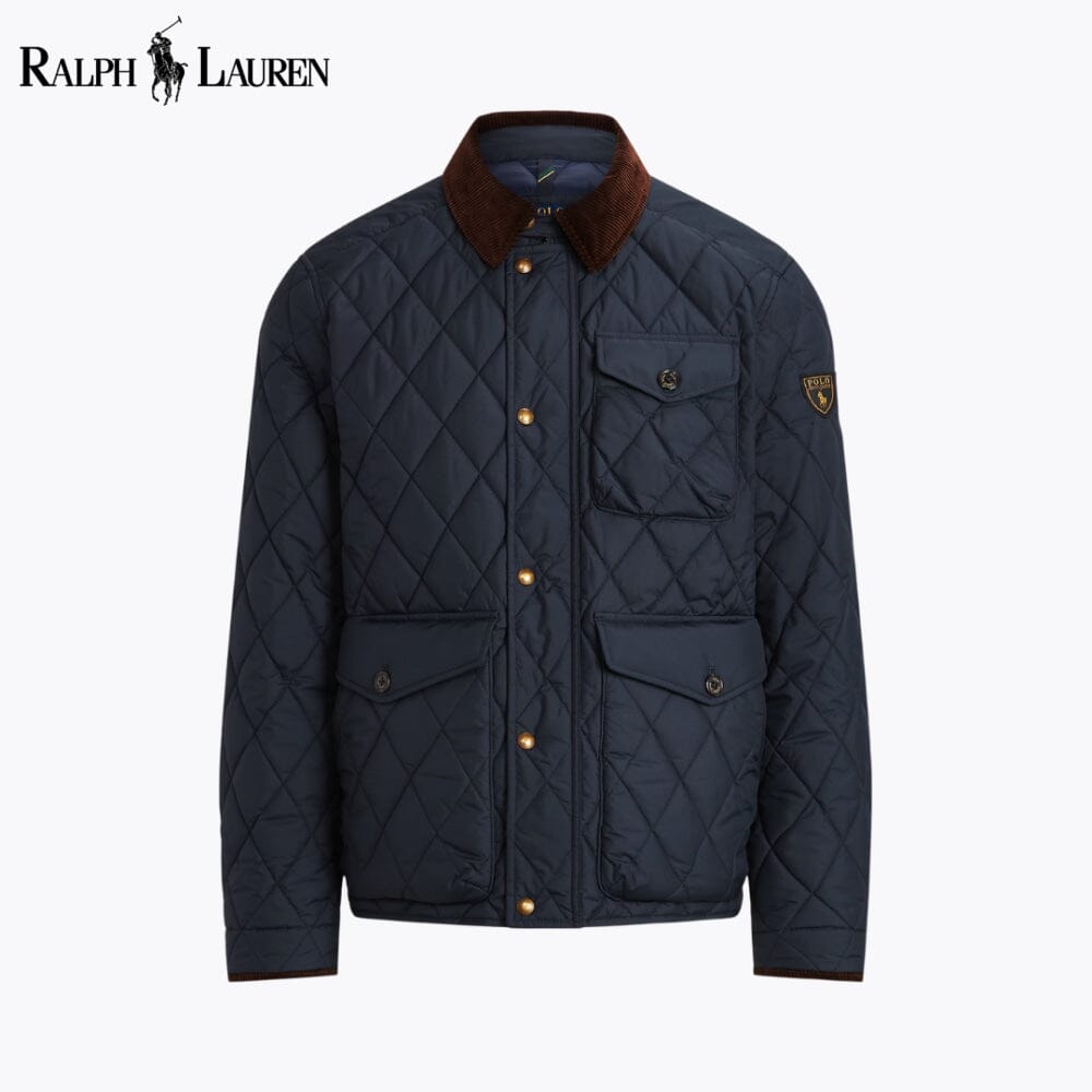 RL The Beaton Quilted Jacket RL The Beaton Quilted Jacket Slate Crown Blue Navy S 
