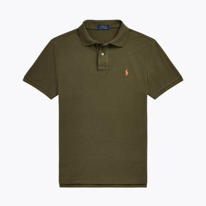 RL The Iconic Mesh Polo Shirt RL The Iconic Mesh Polo Shirt Slate Crown Canopy Olive S 
