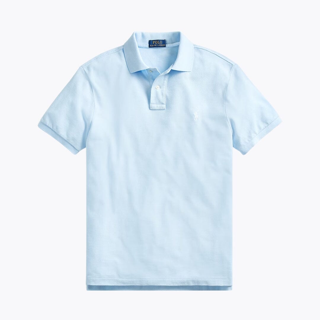 RL The Iconic Mesh Polo Shirt RL The Iconic Mesh Polo Shirt Slate Crown Office Blue S 