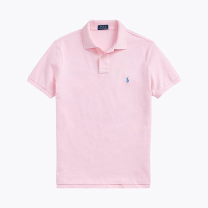 RL The Iconic Mesh Polo Shirt RL The Iconic Mesh Polo Shirt Slate Crown Pink/Blue S 