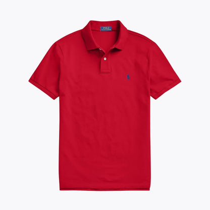 RL The Iconic Mesh Polo Shirt RL The Iconic Mesh Polo Shirt Slate Crown Red S 