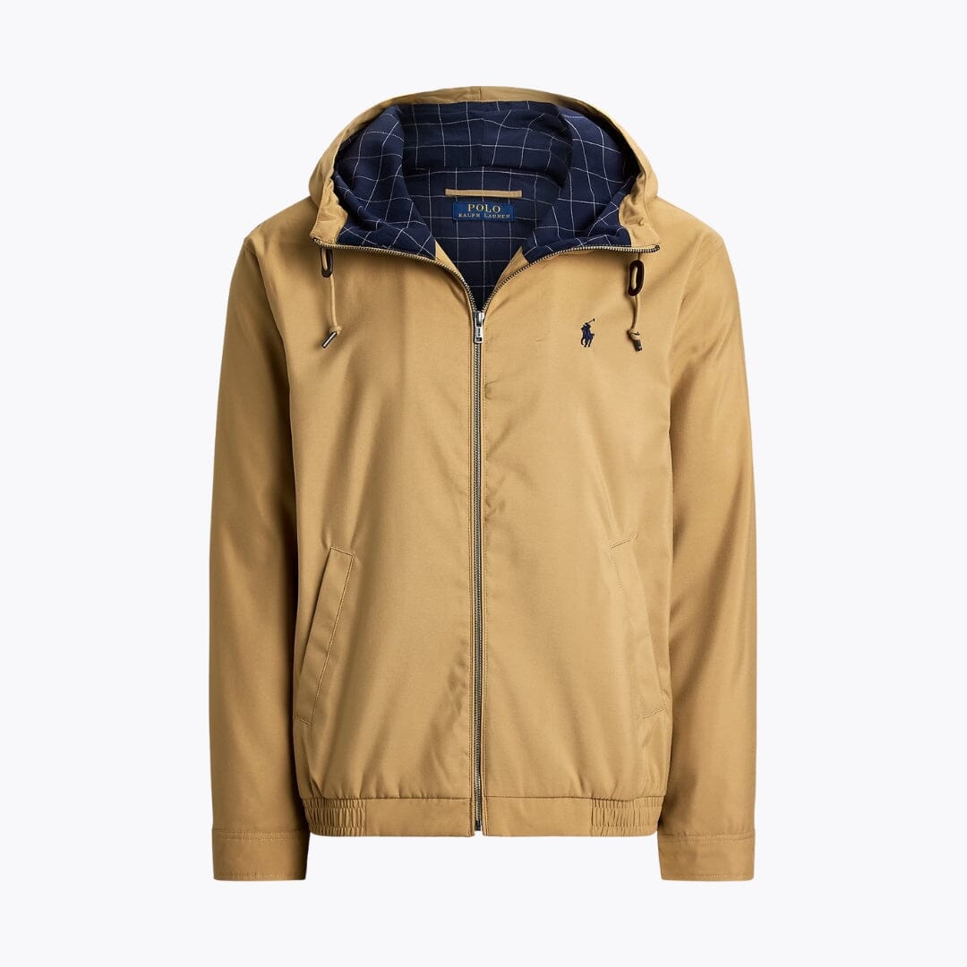 RL Twill Hooded Jacket RL Twill Hooded Jacket Slate Crown Camel S 