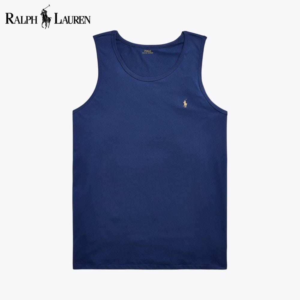 RL Washed Jersey Tank RL Washed Jersey Tank Slate Crown Blue Navy S 