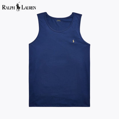 RL Washed Jersey Tank RL Washed Jersey Tank Slate Crown Blue Navy S 