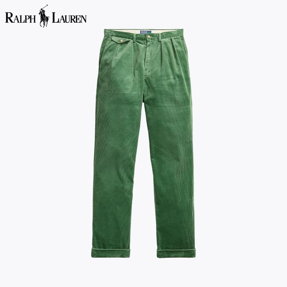 RL Whitman Relaxed Fit Corduroy Pant RL Whitman Relaxed Fit Corduroy Pant Slate Crown Green 28 