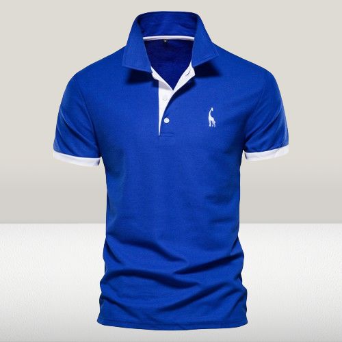Ryan™ | Sporty Polo Shirt Shirt Belleza & Glamour Blue & White XS 
