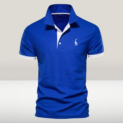 Ryan™ | Sporty Polo Shirt Shirt Belleza & Glamour Blue & White XS 