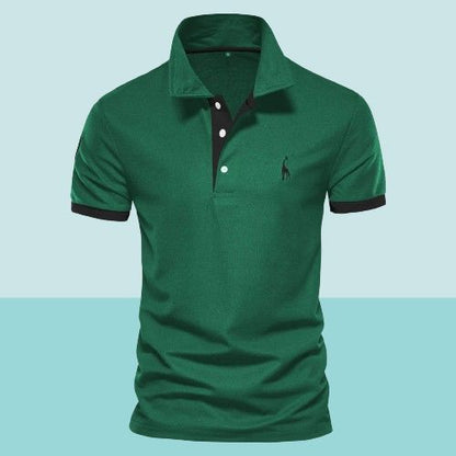 Ryan™ | Sporty Polo Shirt Shirt Belleza & Glamour Green & Black XS 