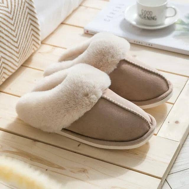 SlippersElysian Belleza & Glamour Khaki 5-6.5 US/36-37 EU 