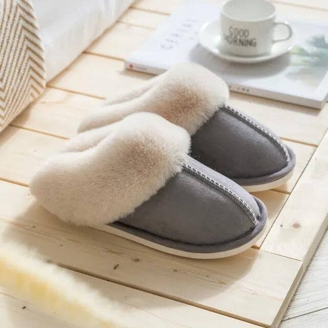SlippersElysian Belleza & Glamour Light Gray 5-6.5 US/36-37 EU 