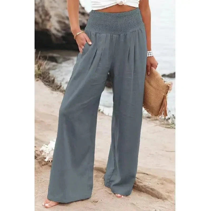 Sophia™ | Stylish Women's Cotton Pants - Comfortable with Every Step PANTS Belleza & Glamour Gray S 