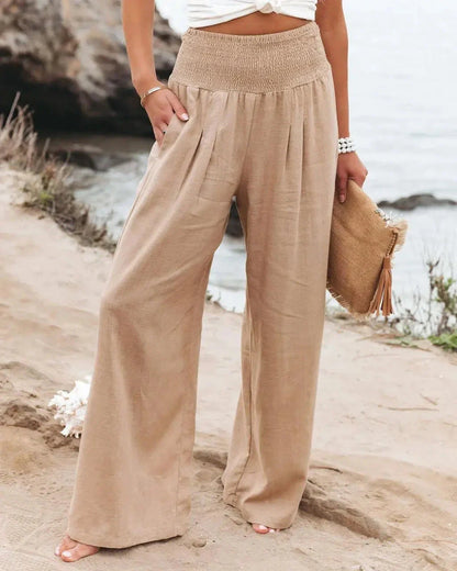 Sophia™ | Stylish Women's Cotton Pants - Comfortable with Every Step PANTS Belleza & Glamour Khaki S 