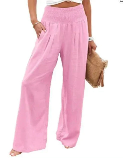 Sophia™ | Stylish Women's Cotton Pants - Comfortable with Every Step PANTS Belleza & Glamour Pink S 