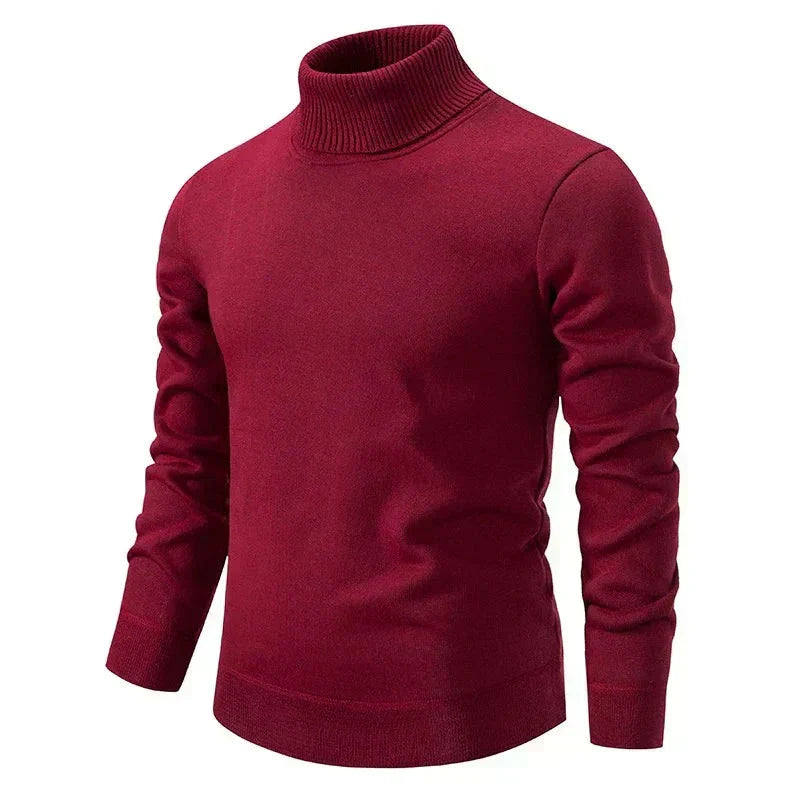 Summit™ | Turtleneck Sweater Sweaters Belleza & Glamour Red M 