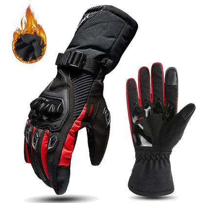 Thermo Grip | Insulated Motorcycle Gloves Belleza & Glamour Crimson Red M 