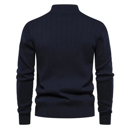 Thomas™ | Zip Neck Knit Sweaters Belleza & Glamour 