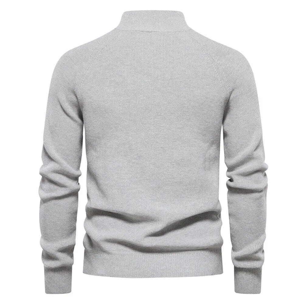 Thomas™ | Zip Neck Knit Sweaters Belleza & Glamour 