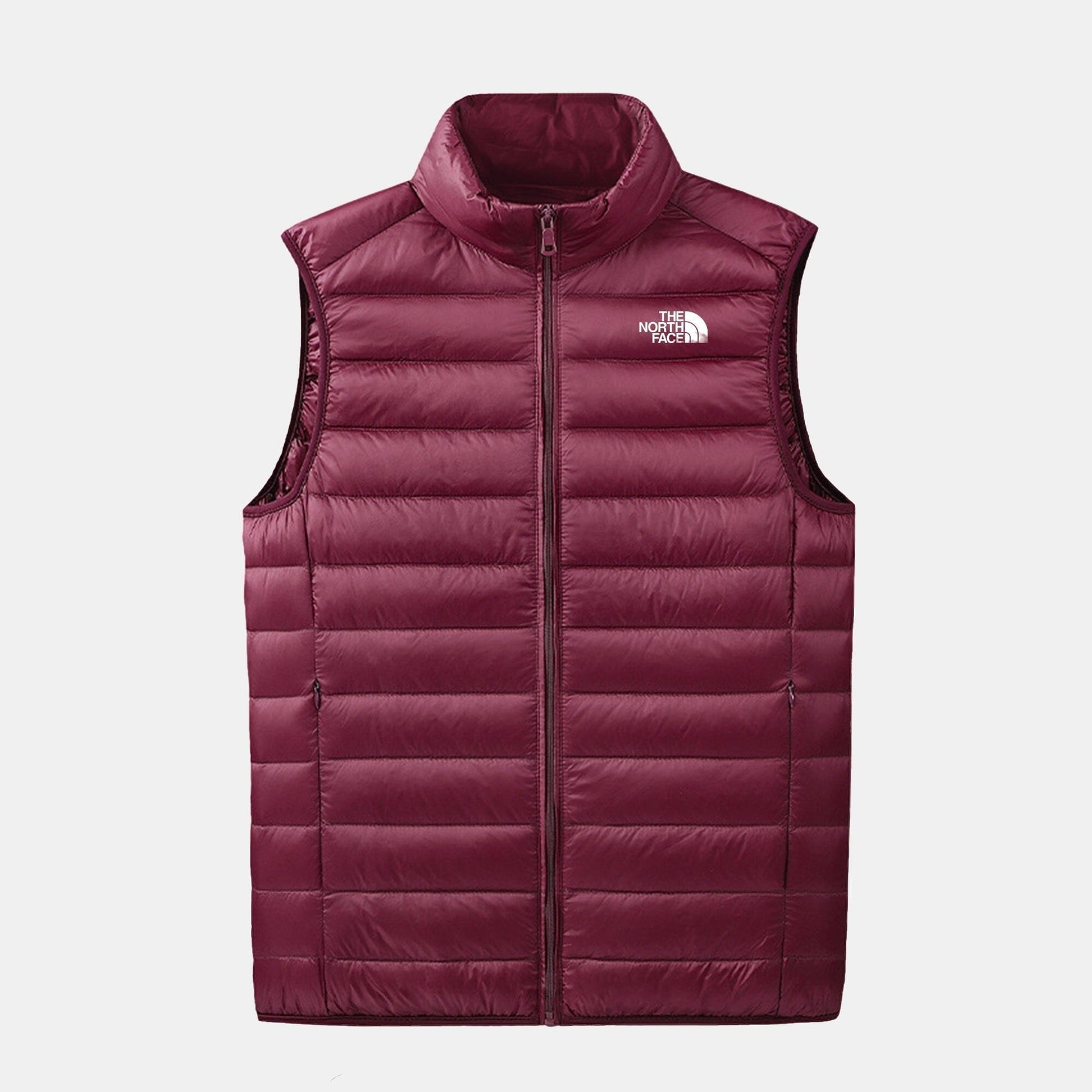 TNF Lightweight Essential Puffer Jacket TNF Lightweight Essential Puffer Jacket Slate Crown Raspberry Red S 
