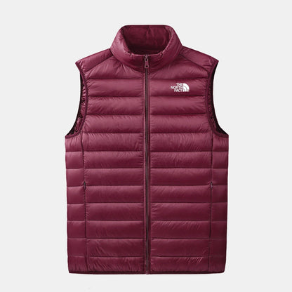 TNF Lightweight Essential Puffer Jacket TNF Lightweight Essential Puffer Jacket Slate Crown Raspberry Red S 