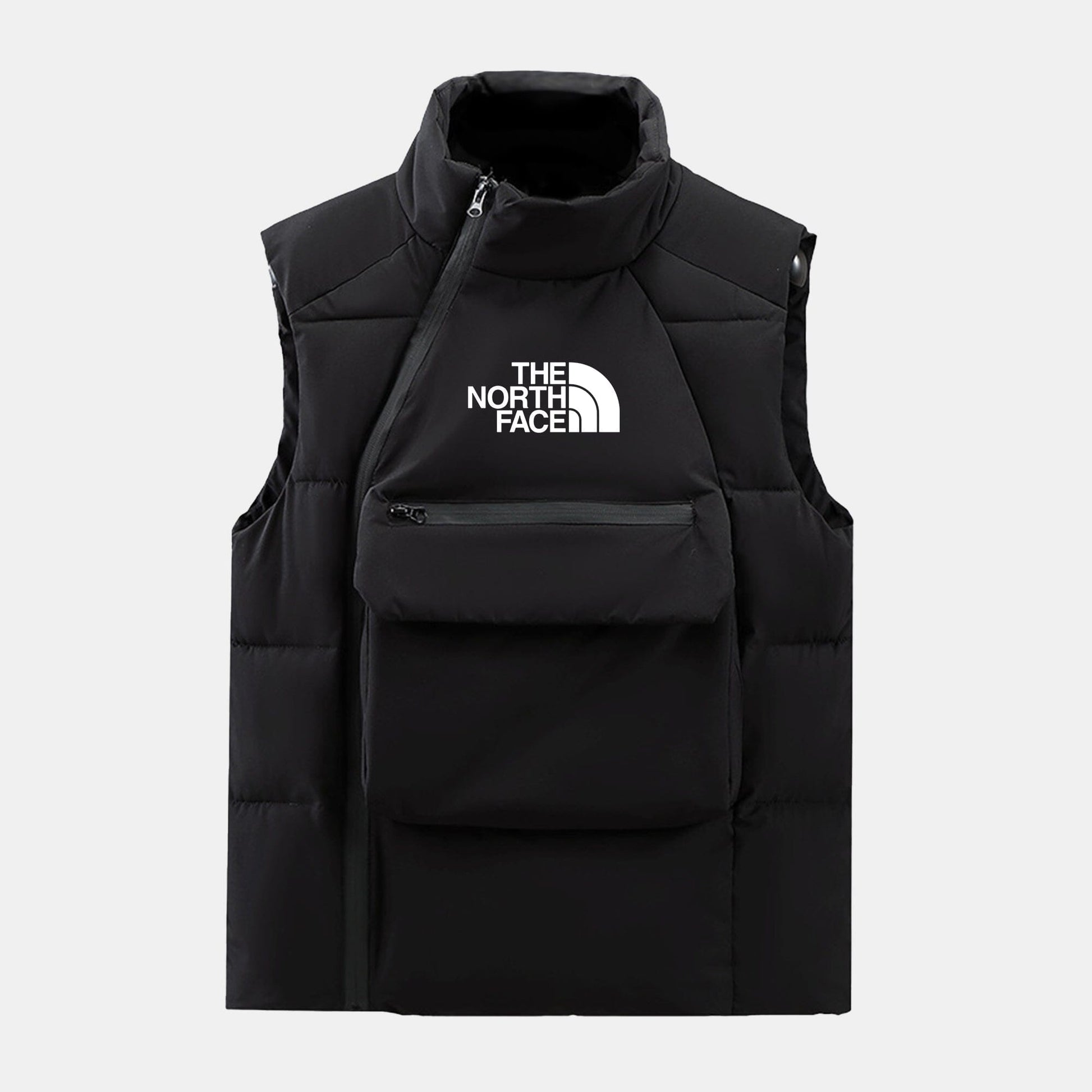 TNF Quilted Wool-Blend Cable-Knit Knit Sweater TNF Quilted Wool-Blend Cable-Knit Knit Sweater Slate Crown Black S 