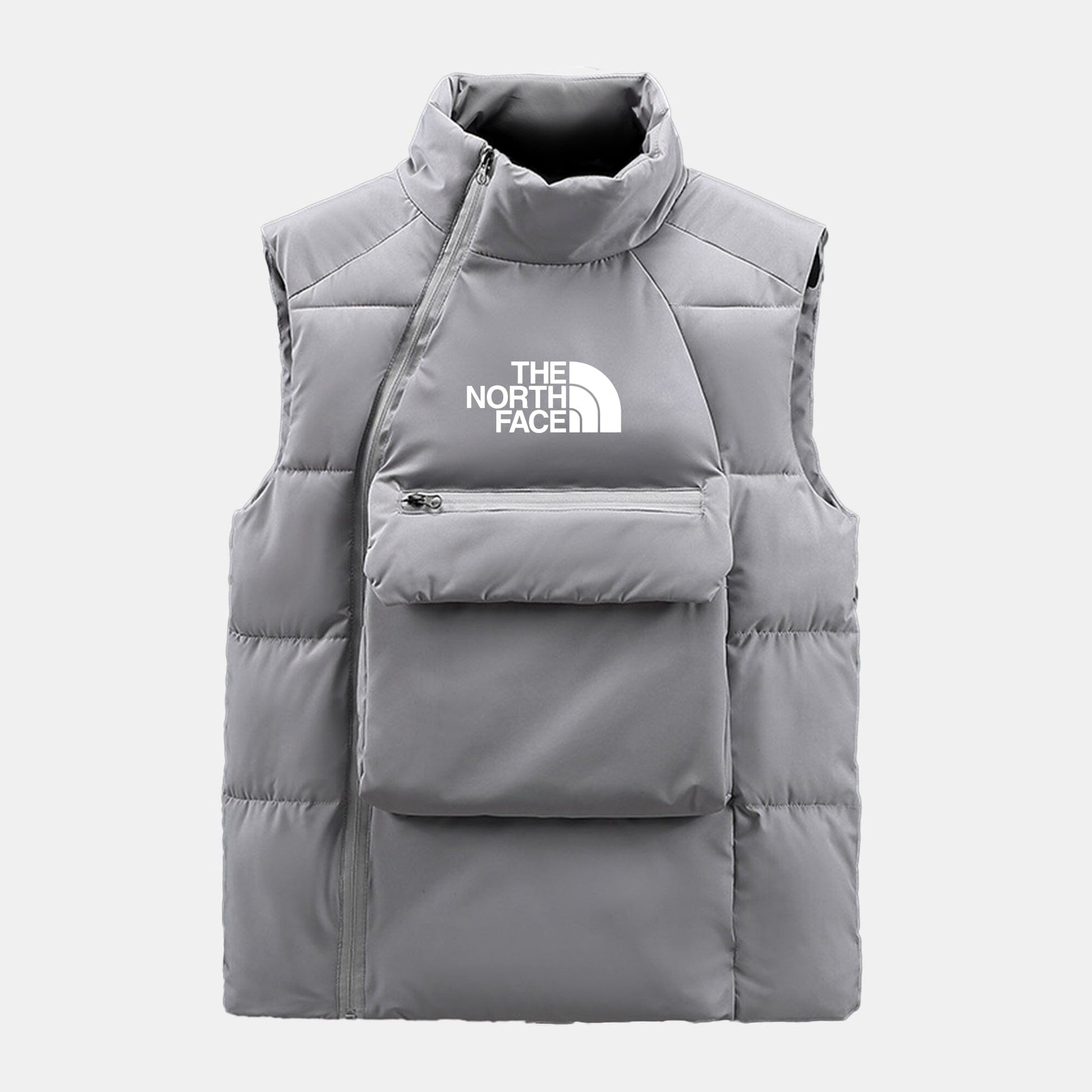 TNF Quilted Wool-Blend Cable-Knit Knit Sweater TNF Quilted Wool-Blend Cable-Knit Knit Sweater Slate Crown Grey S 