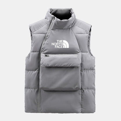 TNF Quilted Wool-Blend Cable-Knit Knit Sweater TNF Quilted Wool-Blend Cable-Knit Knit Sweater Slate Crown Grey S 