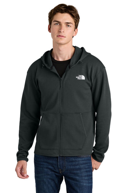 TNF ® Double-Knit Full-Zip Hoodie NF0A8BUS Sweatshirts/Fleece Belleza & Glamour Asphalt Grey S 