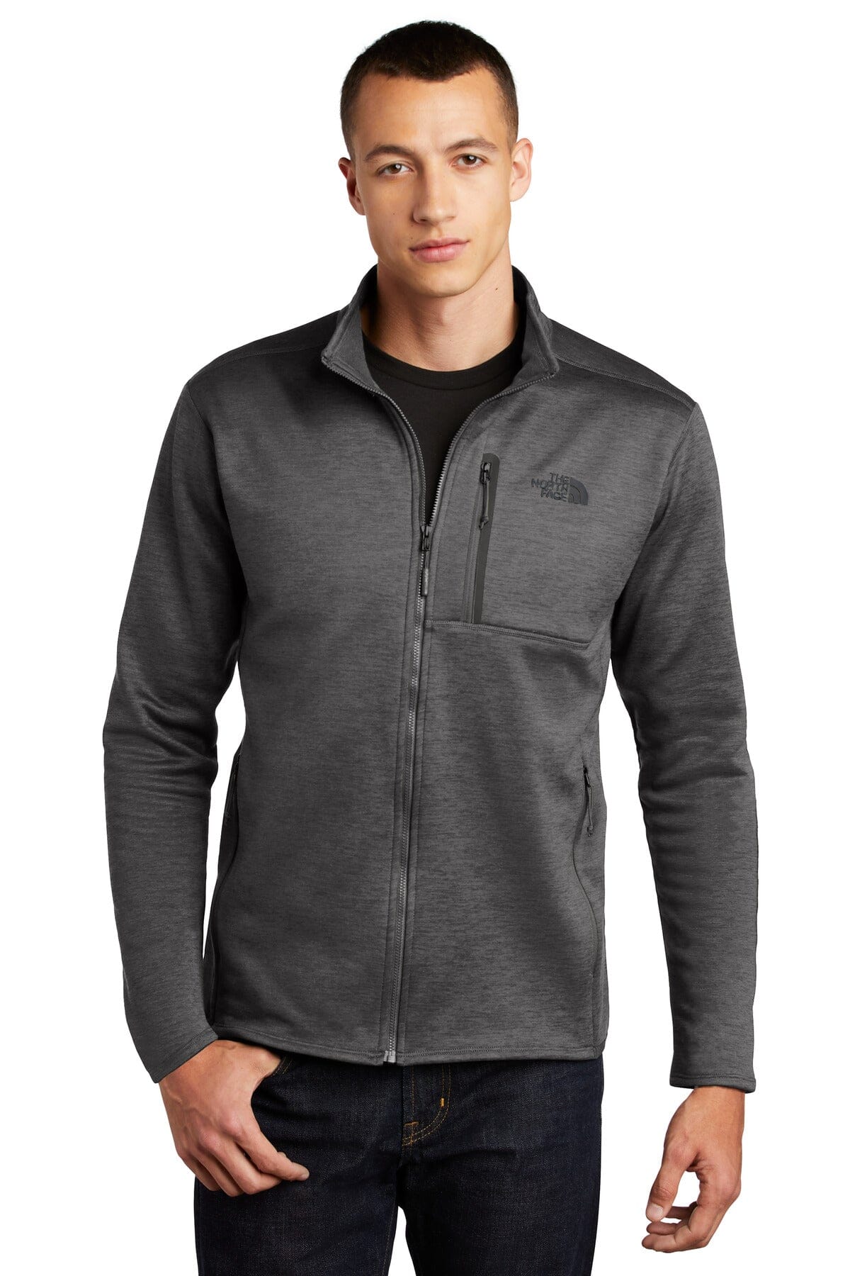 TNF ® Skyline Full-Zip Fleece Jacket NF0A7V64 Sweatshirts/Fleece Belleza & Glamour TNF Dark Grey Heather S 