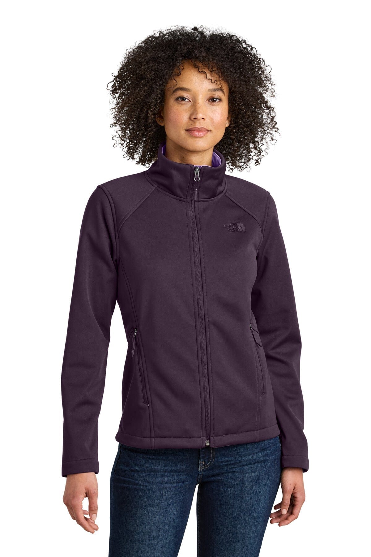 TNF ® Women's Chest Logo Ridgewall Soft Shell Jacket NF0A88D4 Outerwear Belleza & Glamour TNF Blackberry Wine S 