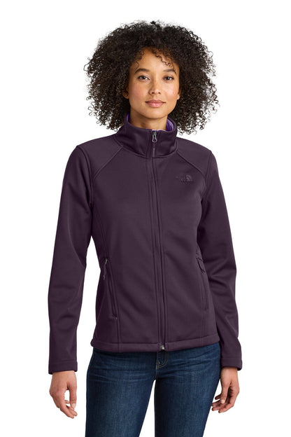 TNF ® Women's Chest Logo Ridgewall Soft Shell Jacket NF0A88D4 Outerwear Belleza & Glamour TNF Blackberry Wine S 