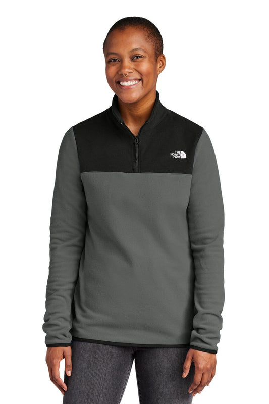 TNF ® Women's Glacier 1/4-Zip Fleece NF0A7V4M Women's Belleza & Glamour Asphalt Grey/ TNF Black S 