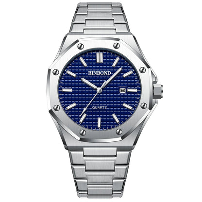 Watch Poedagar Binbond Relogio 02 Belleza & Glamour Silver Blue 