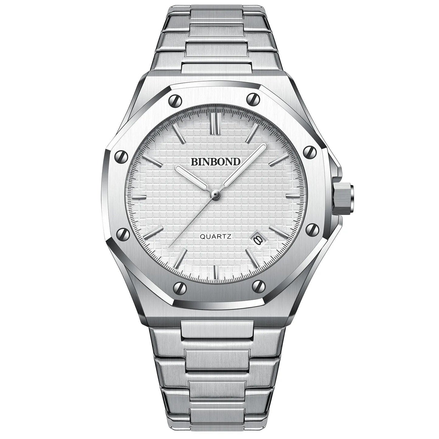 Watch Poedagar Binbond Relogio 02 Belleza & Glamour White 