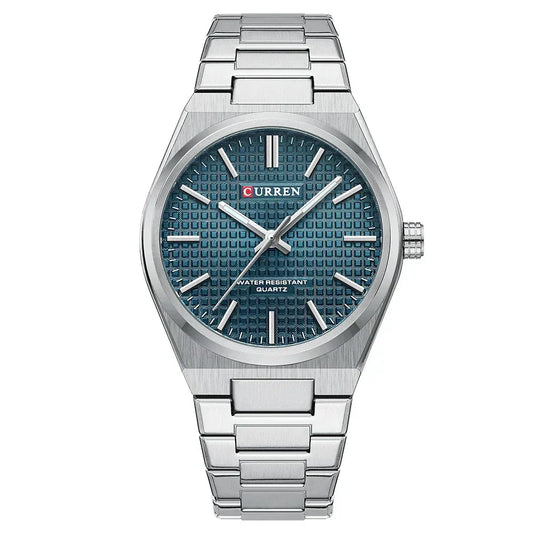 Watch Poedagar Curren Relogio 06 Belleza & Glamour silver blue 