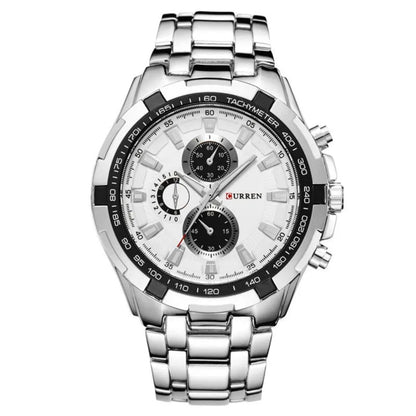 Watch Poedagar Enigmatic Relogio 10 Belleza & Glamour Silver White 