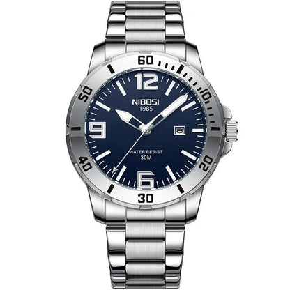 Watch Poedagar Nibosi Relogio 28 Belleza & Glamour Blue Silver 