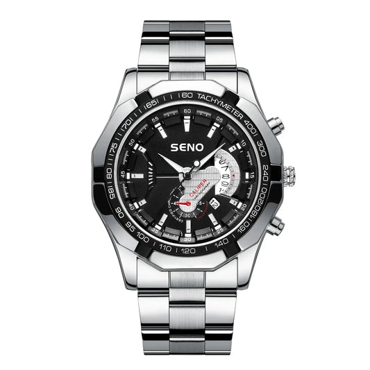 Watch Poedagar Seno Relogio 40 Belleza & Glamour Silver Black 