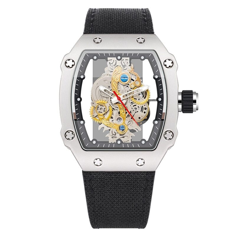 Watch Poedagar Skeleton Mech Relogio 41 Belleza & Glamour 