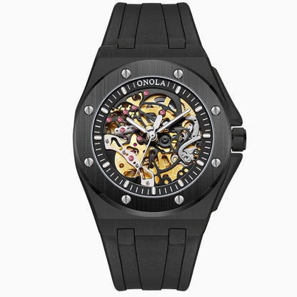 Watch Poedagar Skeleton Oak Relogio 42 Belleza & Glamour Panter 