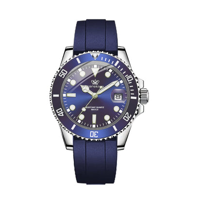Watch Poedagar Subdate Sport Relogio 46 Belleza & Glamour Blue 