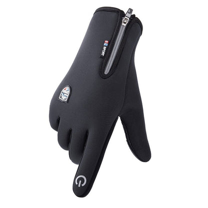 Waterproof velvet gloves - Never suffer from freezing hands again Belleza & Glamour Black M 